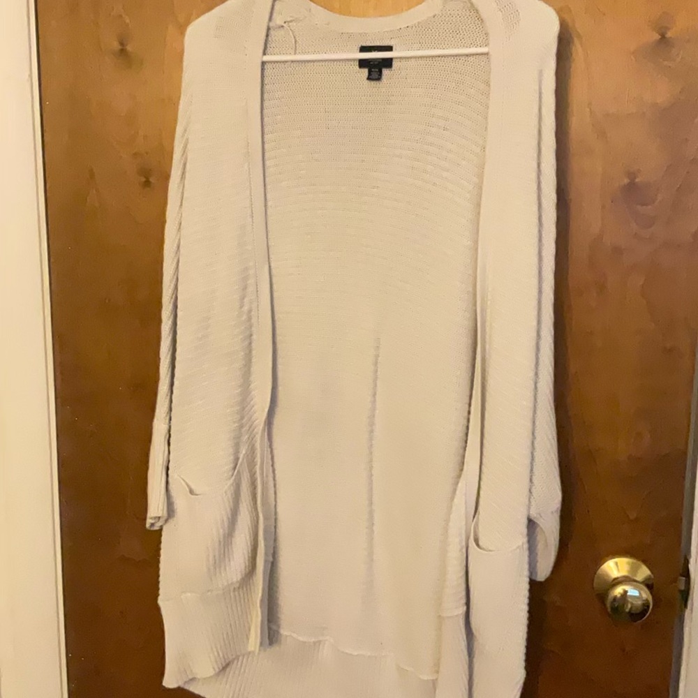 White Knit Cardigan